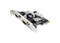 Контроллер PCI-Express 1x to 2xCOM (RS-232) controller